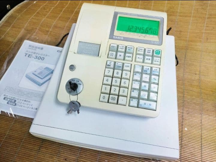 カシオレジスター　TE-300　フル設定無料　 送料無料人気機種　929291