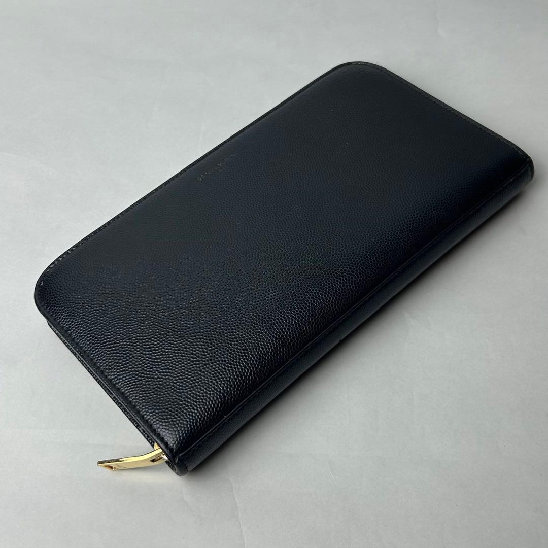 イヴ サンローラン 長財布 ロングウォレット 収納力抜群 【付属品完備】