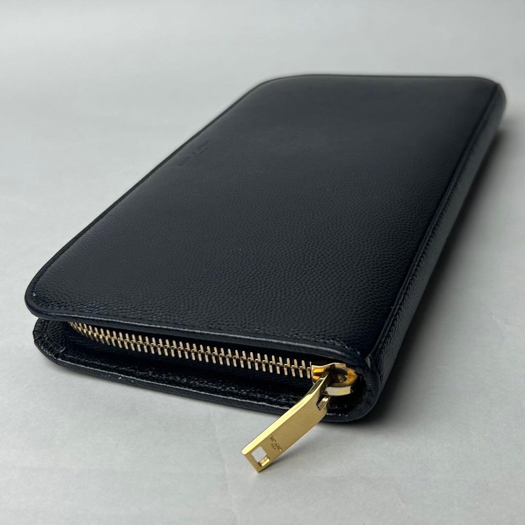 イヴ サンローラン 長財布 ロングウォレット 収納力抜群 【付属品完備】