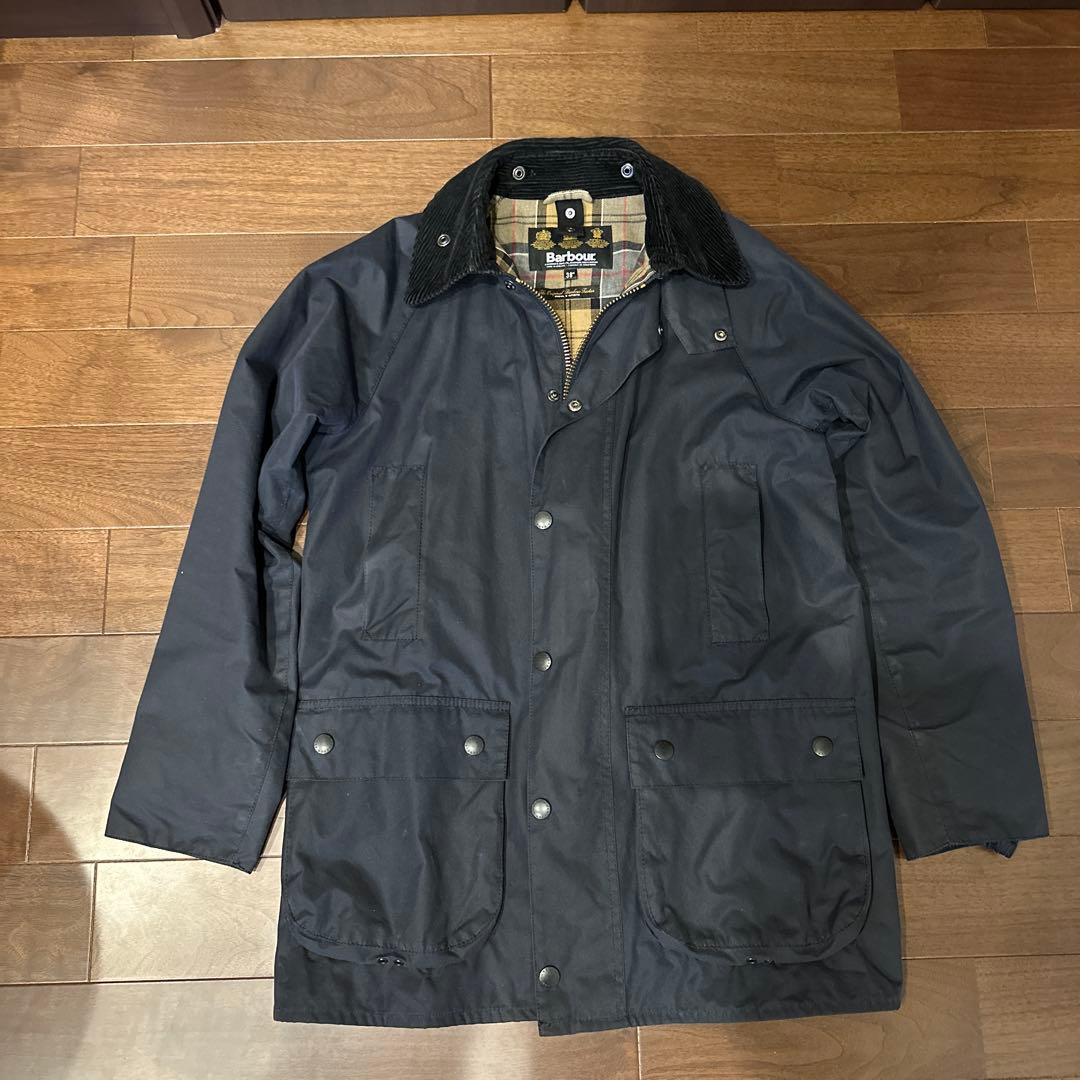 n*y様 大特価 Barbour BEAUFORT SL ネイビー英国製 38