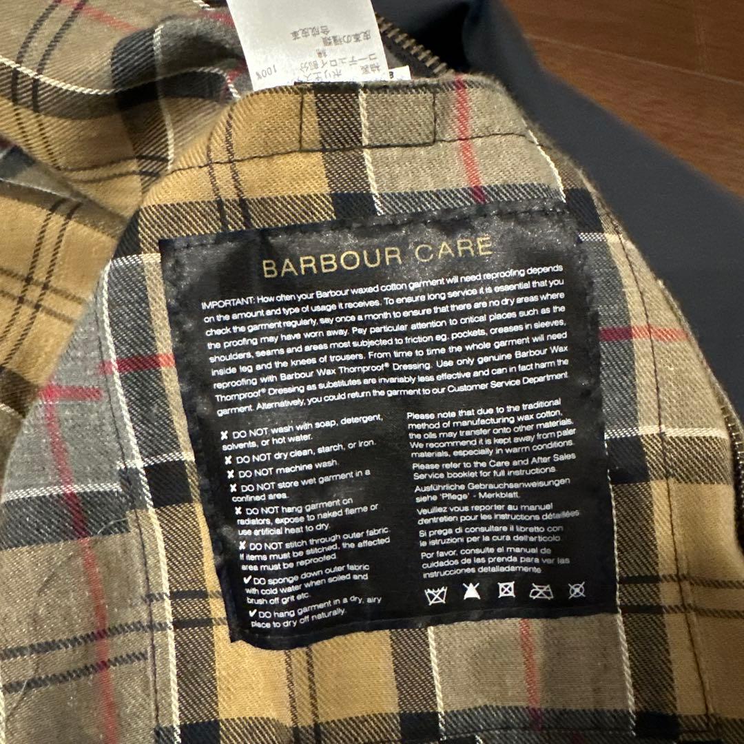 n*y様 大特価 Barbour BEAUFORT SL ネイビー英国製 38