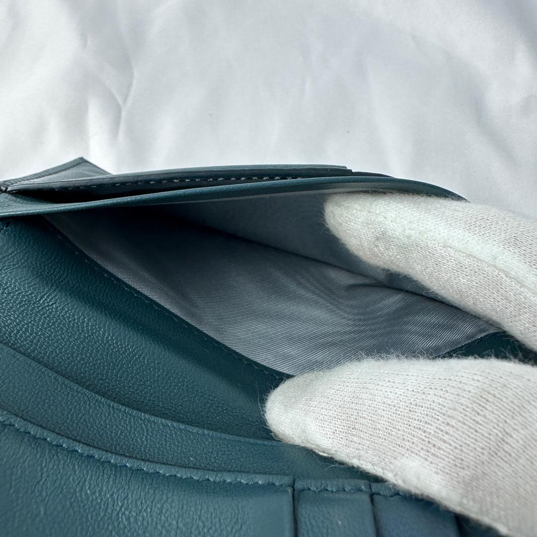 【美品】 ボッテガヴェネタ 財布 イントレチャート レザー 箱布袋付き