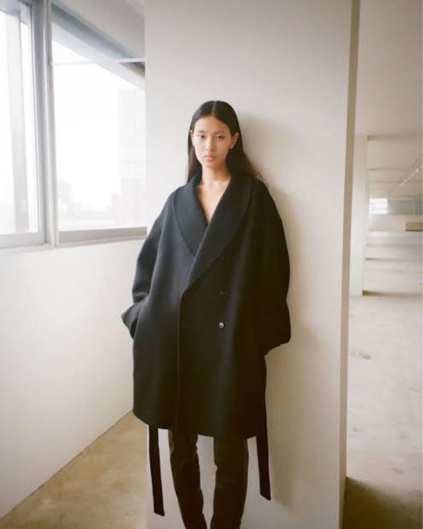 ENOF wool rever half coat イナフ