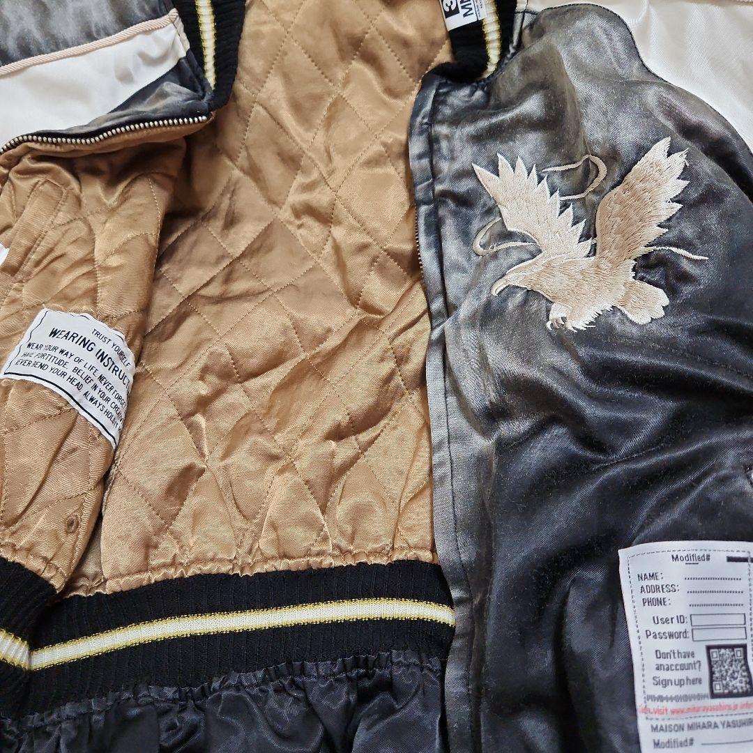 【定価121000円】メゾンミハラヤスヒロ2024aw　ブリーチスカジャン 38