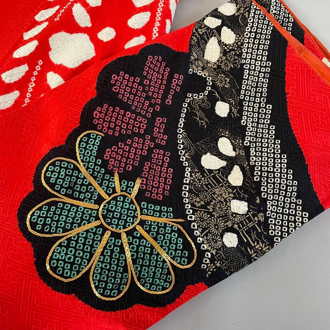 美品　ジュニア　ハーフ成人式　正絹　晴れ着　お着物セット