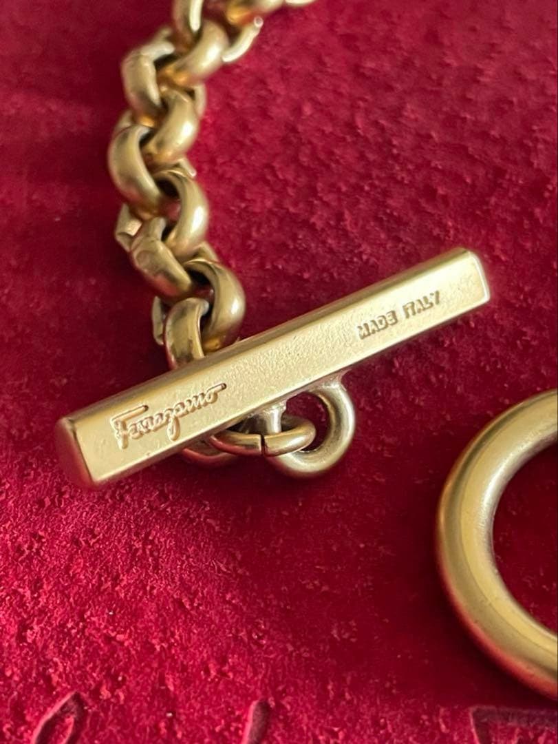 Salvatore Ferragamo チェーンブレスレット　ヴィンテージ