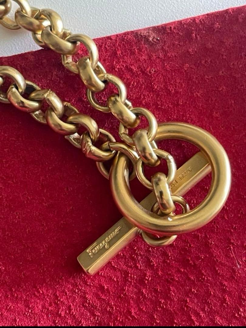 Salvatore Ferragamo チェーンブレスレット　ヴィンテージ