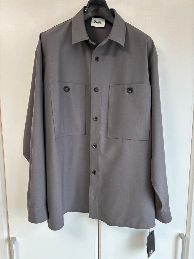 Edition25SS別注×THE RERACS シャツ チャコールグレー48