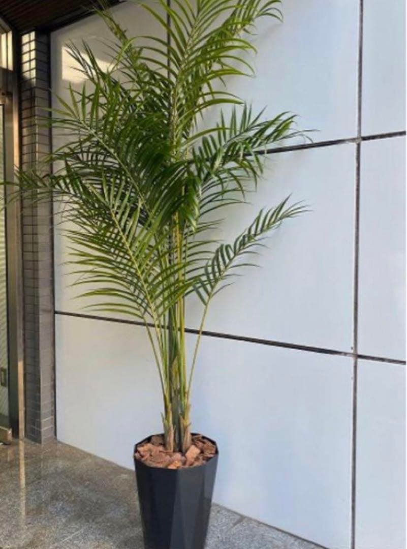 光触媒　人工観葉植物　ウォールグリーン　フェイクグリーン　室外用アレカヤシ160