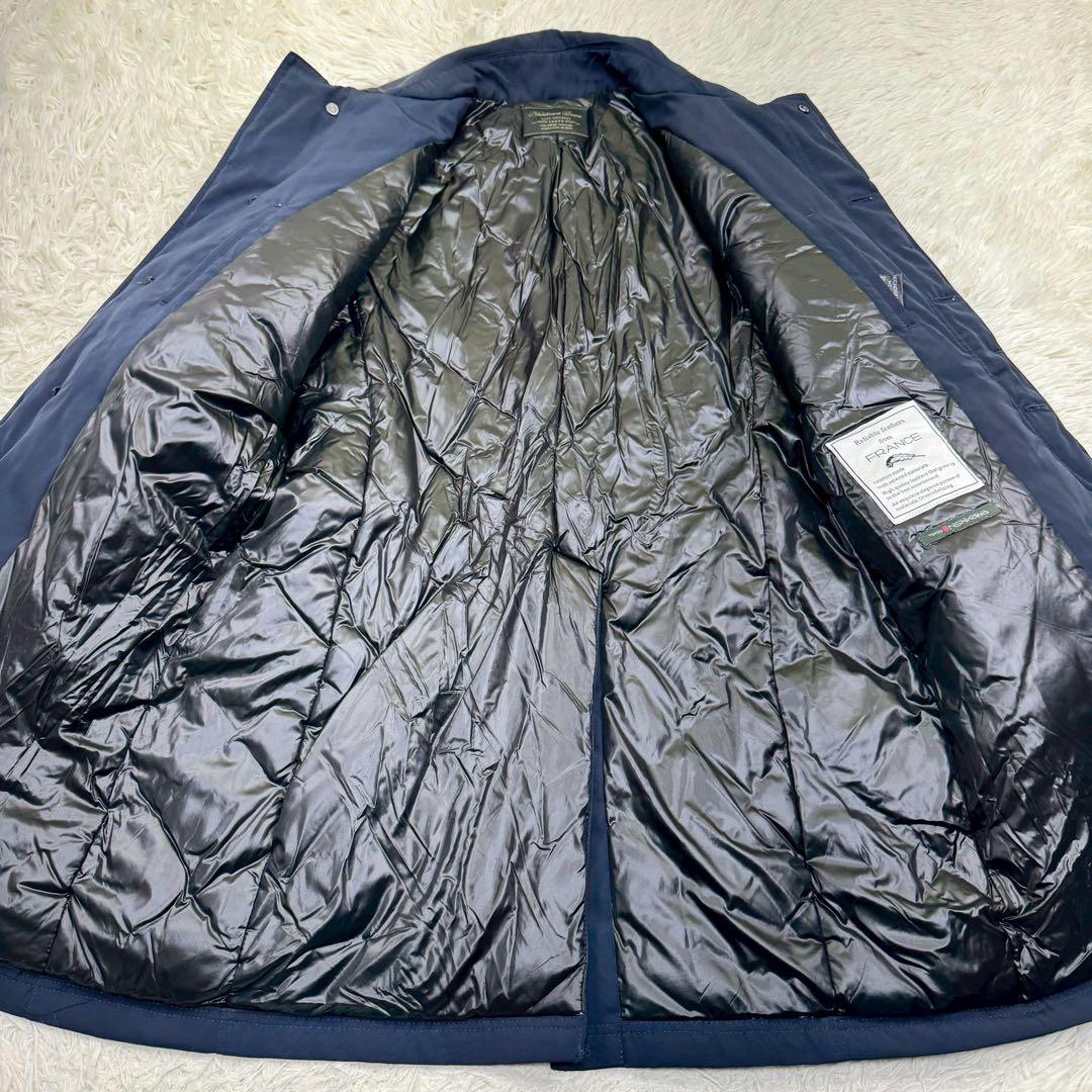 美品✨ ナノユニバース×西川ダウン ステンカラーコート ダウンコート Lサイズ