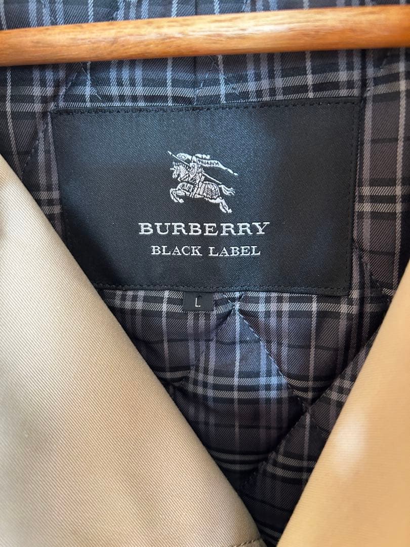 BURBERRY BLACK LABEL トレンチコート Lサイズ ベージュ