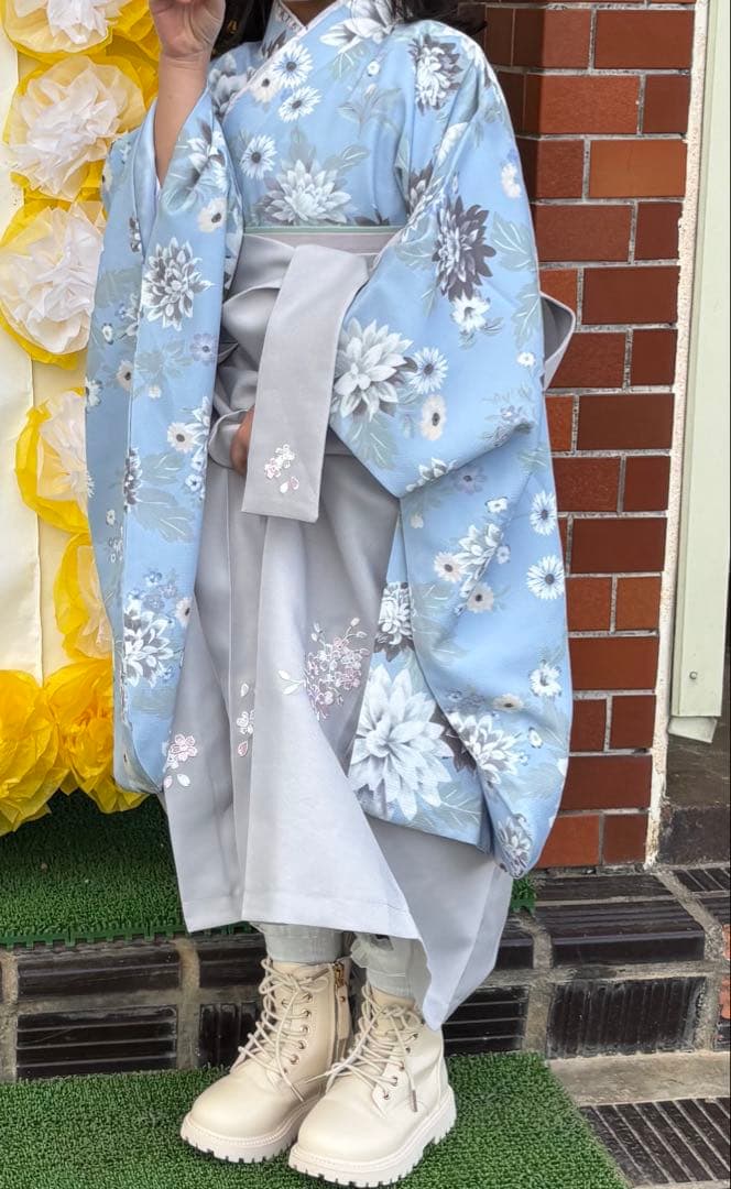 卒園袴　女の子　120 セット　半衿　ブーツ　キャサリンコテージ　一式