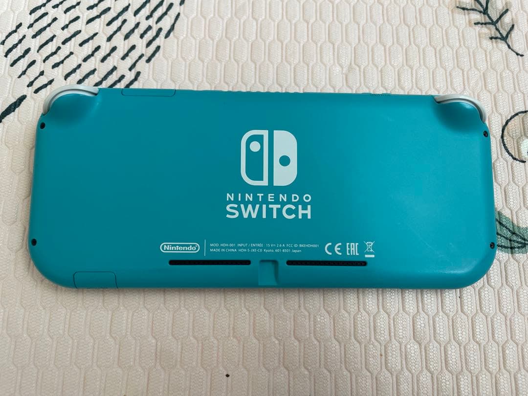 Nintendo Switch Lite ターコイズ　ジェラピケケース付き