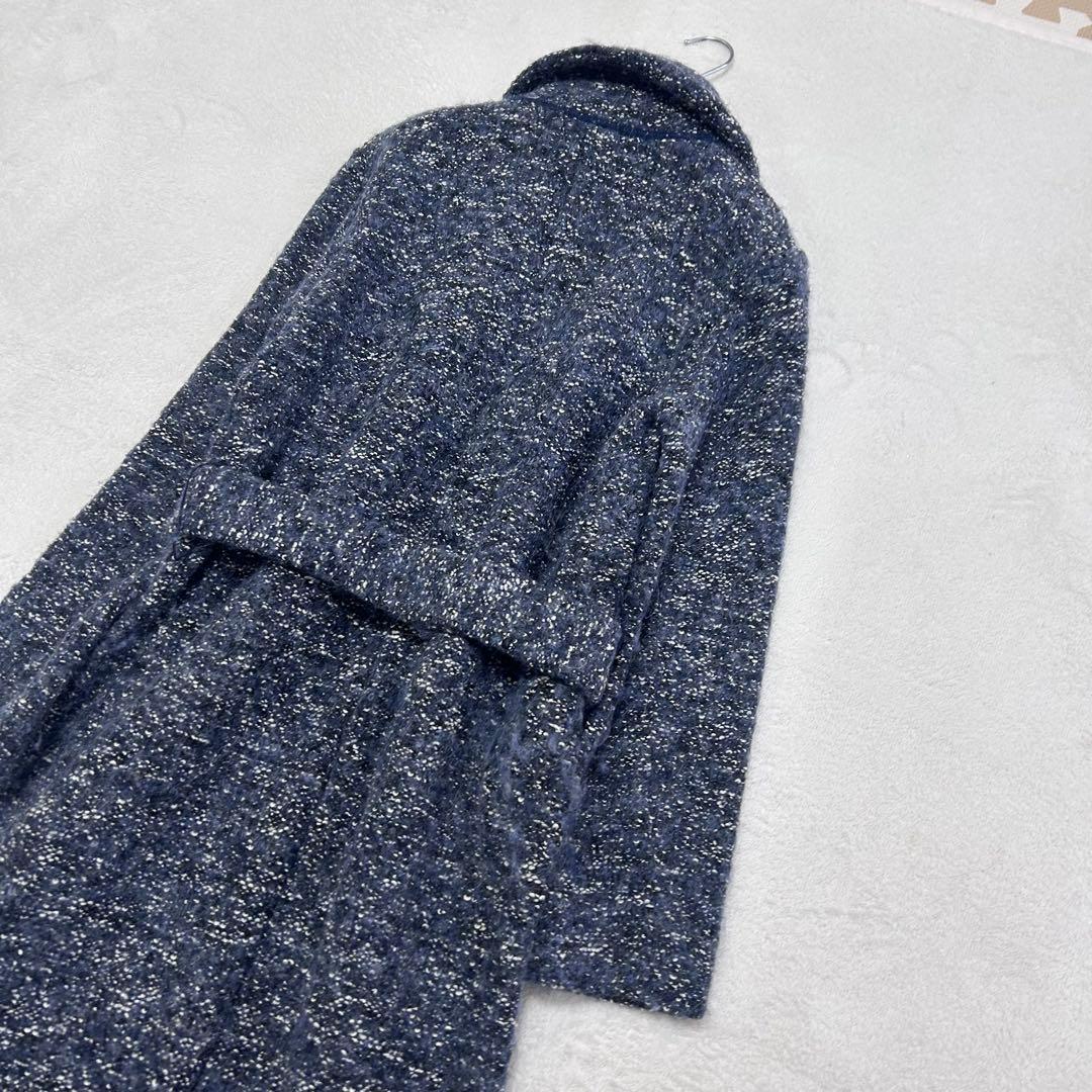 着丈120✨美品✨マックスアンドコー　ベルト　アルパカ　ロングカーディガン