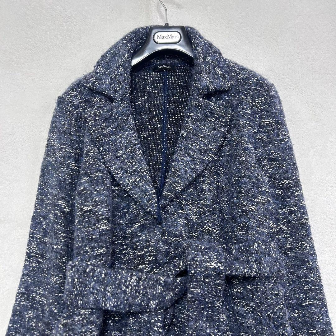 着丈120✨美品✨マックスアンドコー　ベルト　アルパカ　ロングカーディガン