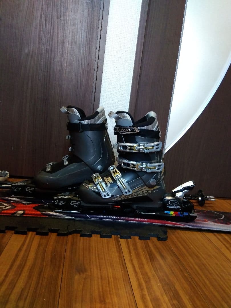 【ハイエンド】SALOMON/学生・メンズ用/スキーセット/メンテ・WAX済み✔