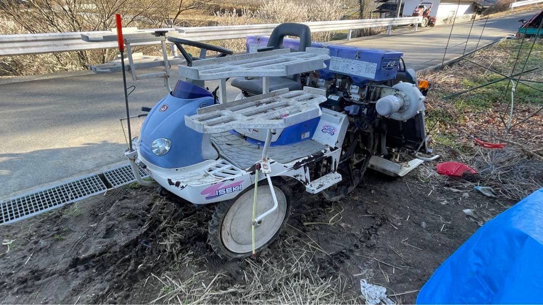 イセキ 田植機 pq4-df 施肥機付 訳あり 値下げ前提 来シーズン早い備えを