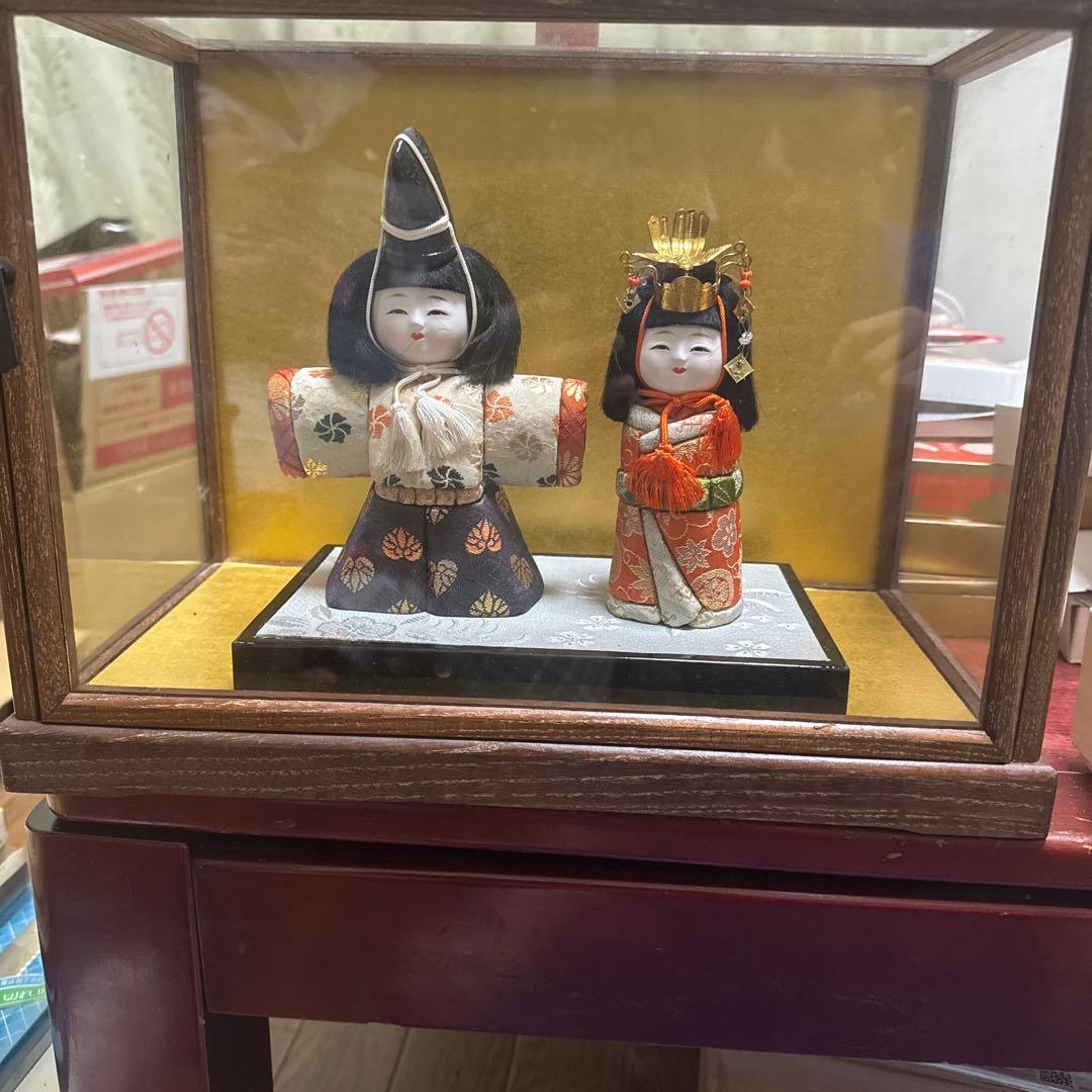 雛人形 伝統的和装 ケース付き