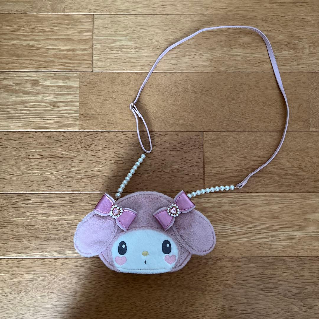 レア　メゾピアノ【おめかしマイメロディ】フェイス　ショルダーバッ