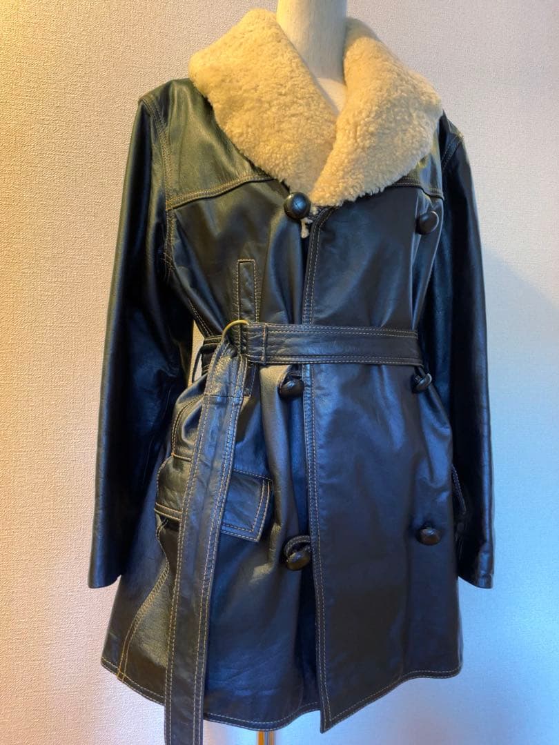 美品☆Jean Paul Gaultier☆ leather coat