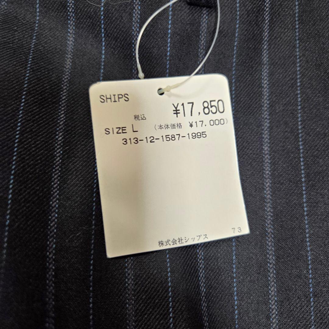 [新品タグ付き]SHIPS パンツスーツセットアップ Lサイズ ブラック