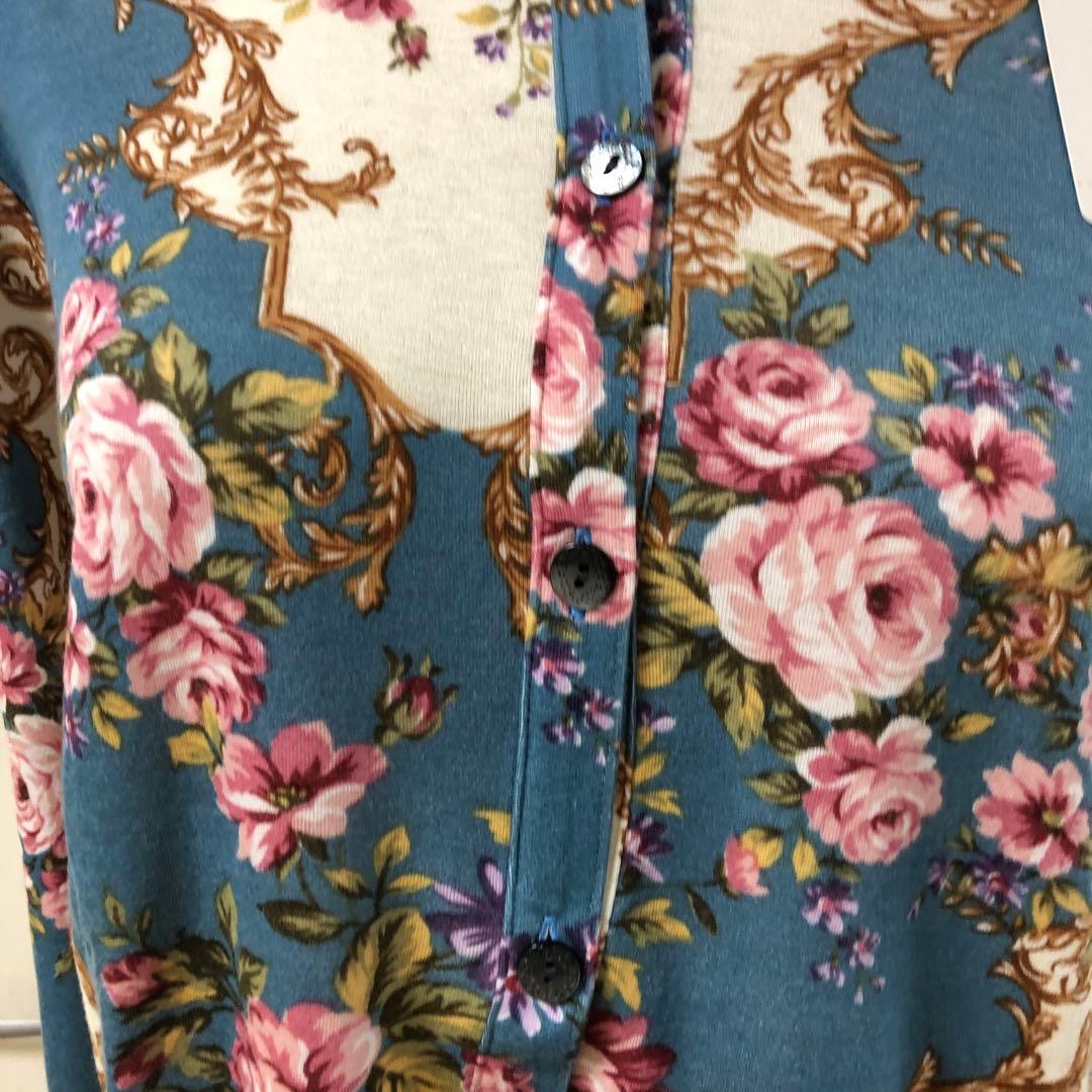 TUNIC 鴨居羊子　薔薇柄プリント ルームウェア・パジャマ