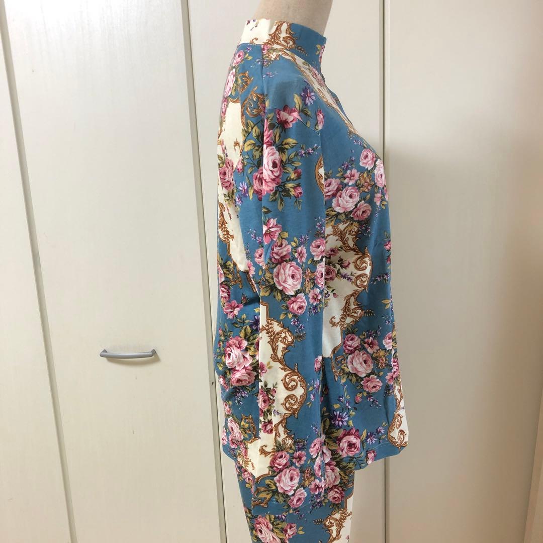 TUNIC 鴨居羊子　薔薇柄プリント ルームウェア・パジャマ