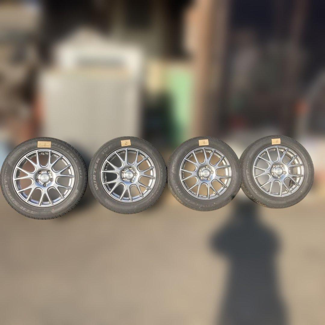 茨城発引取限定トヨタC-HRスタッドレス215-60R17 残り溝6.5〜5.0