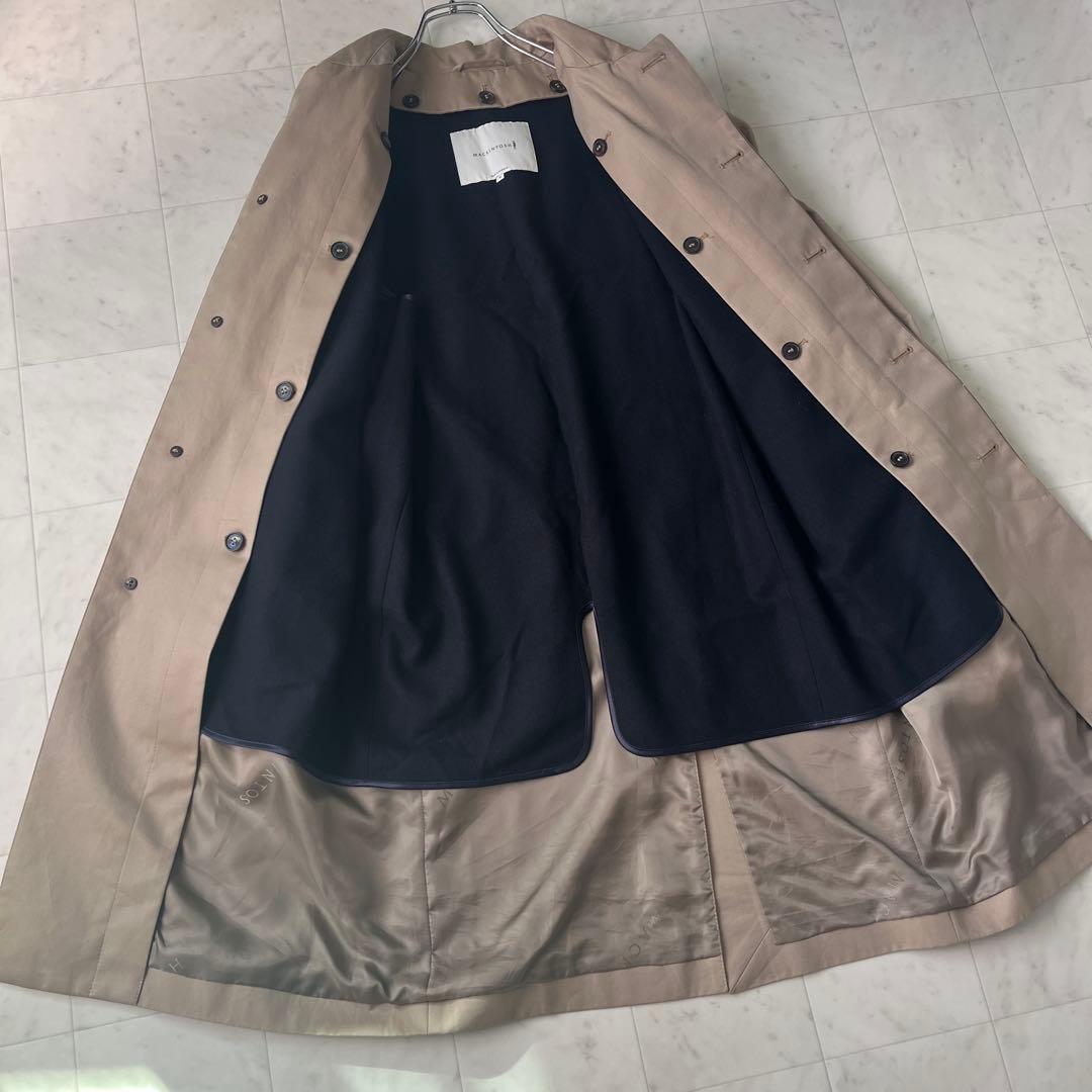 美品✨マッキントッシュ ウールライナー付 ステンカラーコート ダンケルド 38
