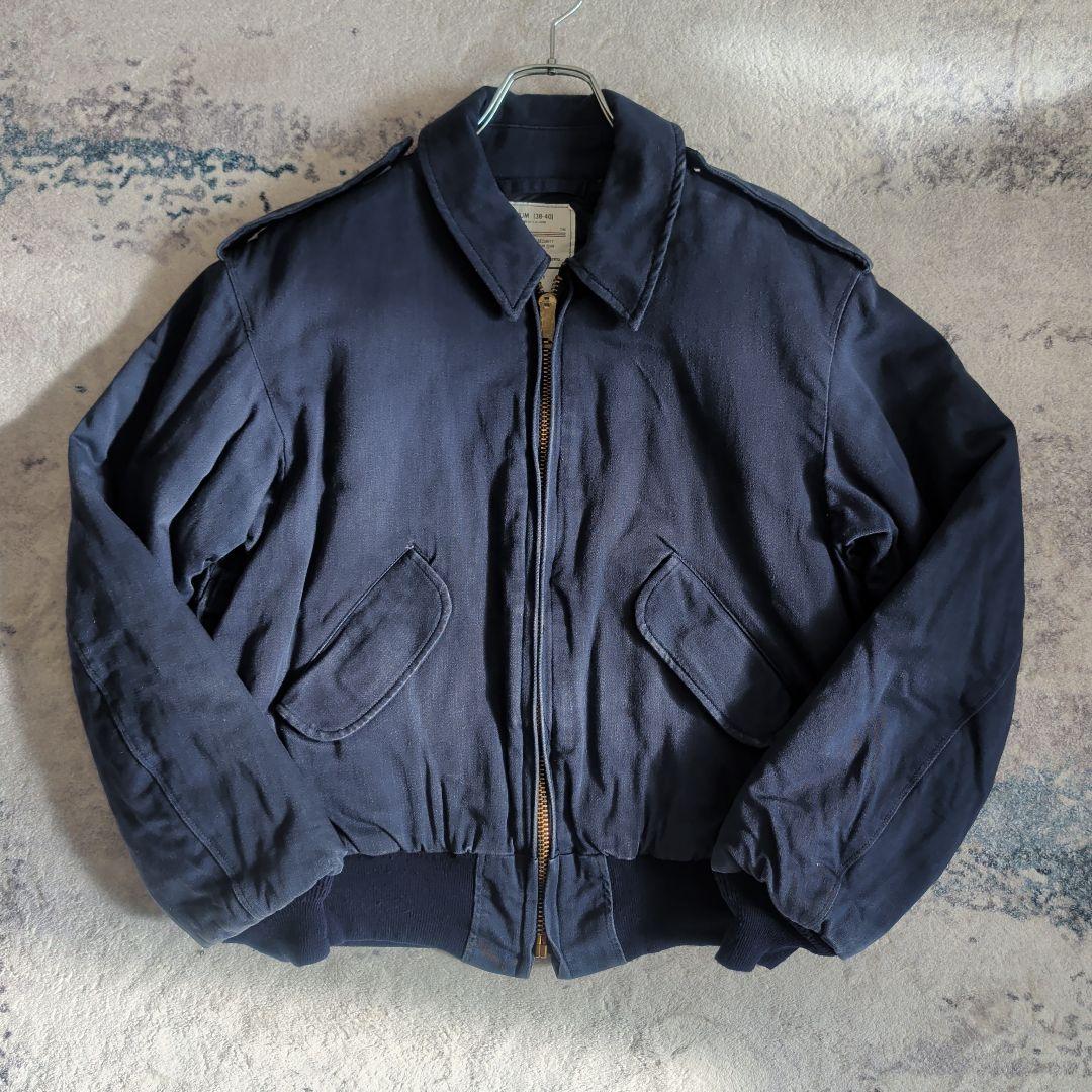 80s ALPHA アルファ セキュリティジャケット A-2 USA製 短丈