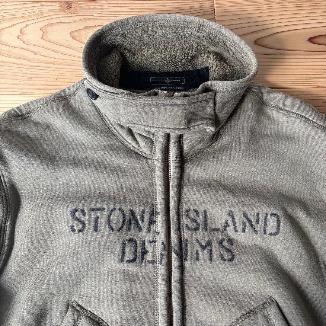 STONE  07AW ジップアップジャケット ミリタリー L