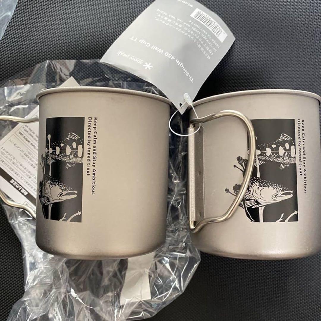 TONEDTROUT スノーピーク　コラボチタンマグ