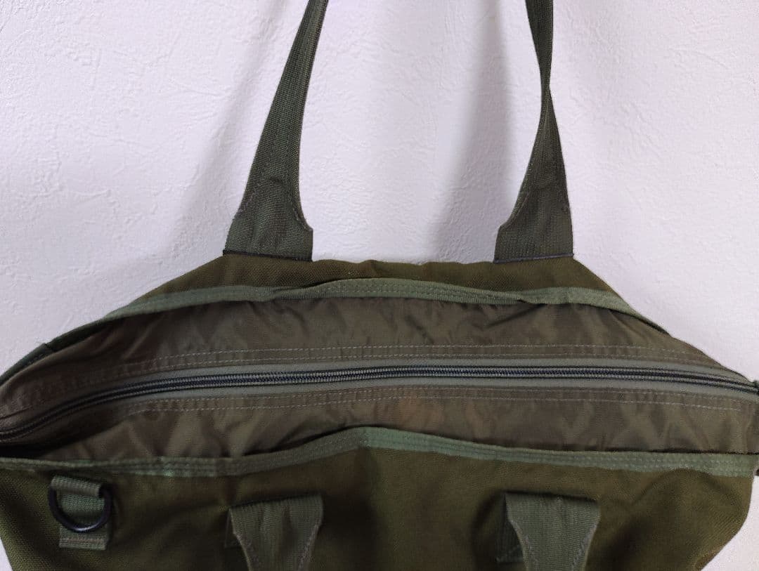 MIS オリーブグリーン トートバッグ USED