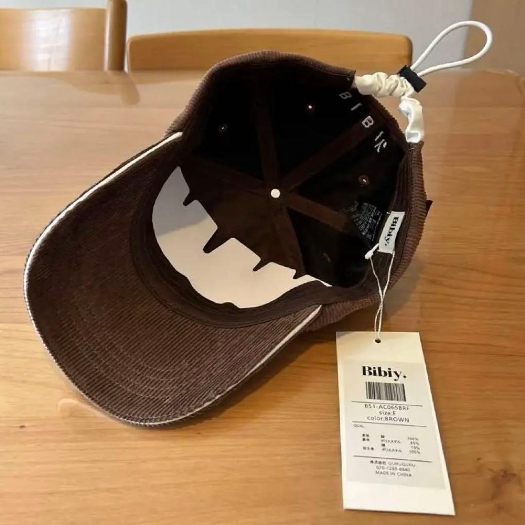 【新品未使用】Bibiy. B. CLUB CAP キャップ ブラウン