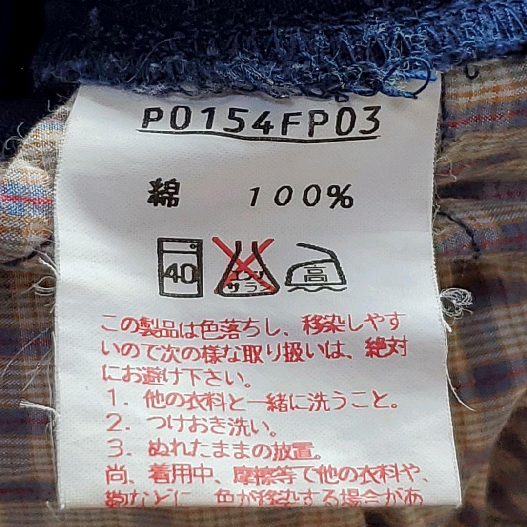 ピンクハウス　オーバーオール　サロペット　デニム　くま　刺繍　ワッペン　チェック