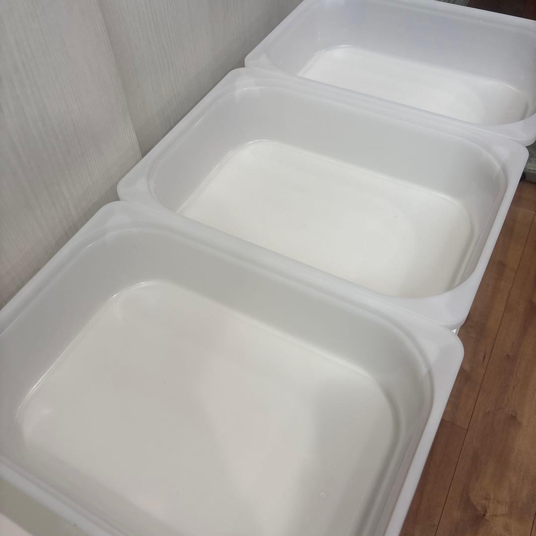 18日までお値下げ。IKEA トロファスト　ホワイト収納棚