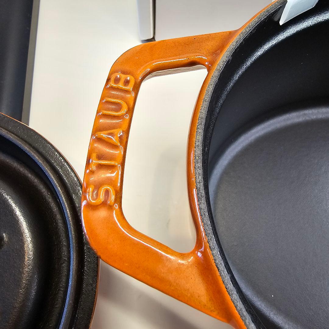 レアカラー STAUB ストウブピコ・ココット 23CM オーバル シナモン