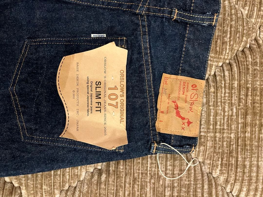 パンツ orslow 107