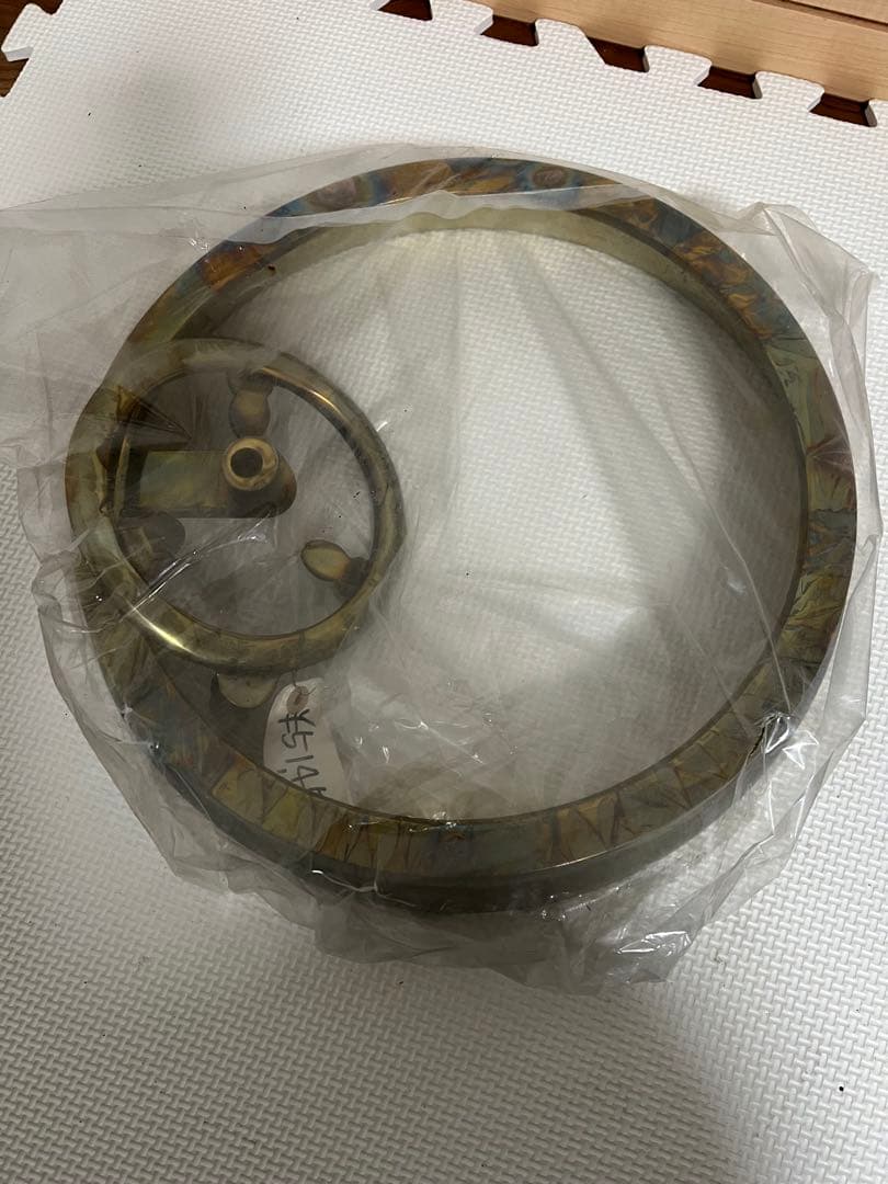 【未使用品】五徳 呂金五徳 火鉢 囲炉裏 レトロ