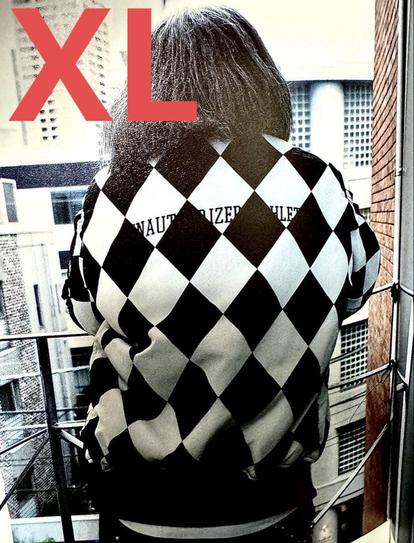 SEQUEL シークエル　MA-1 ダイヤ柄　ブラック　XL 藤原ヒロシ