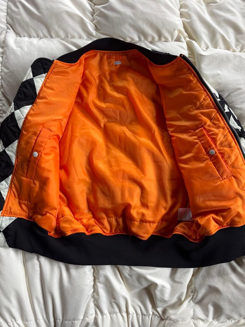 SEQUEL シークエル　MA-1 ダイヤ柄　ブラック　XL 藤原ヒロシ