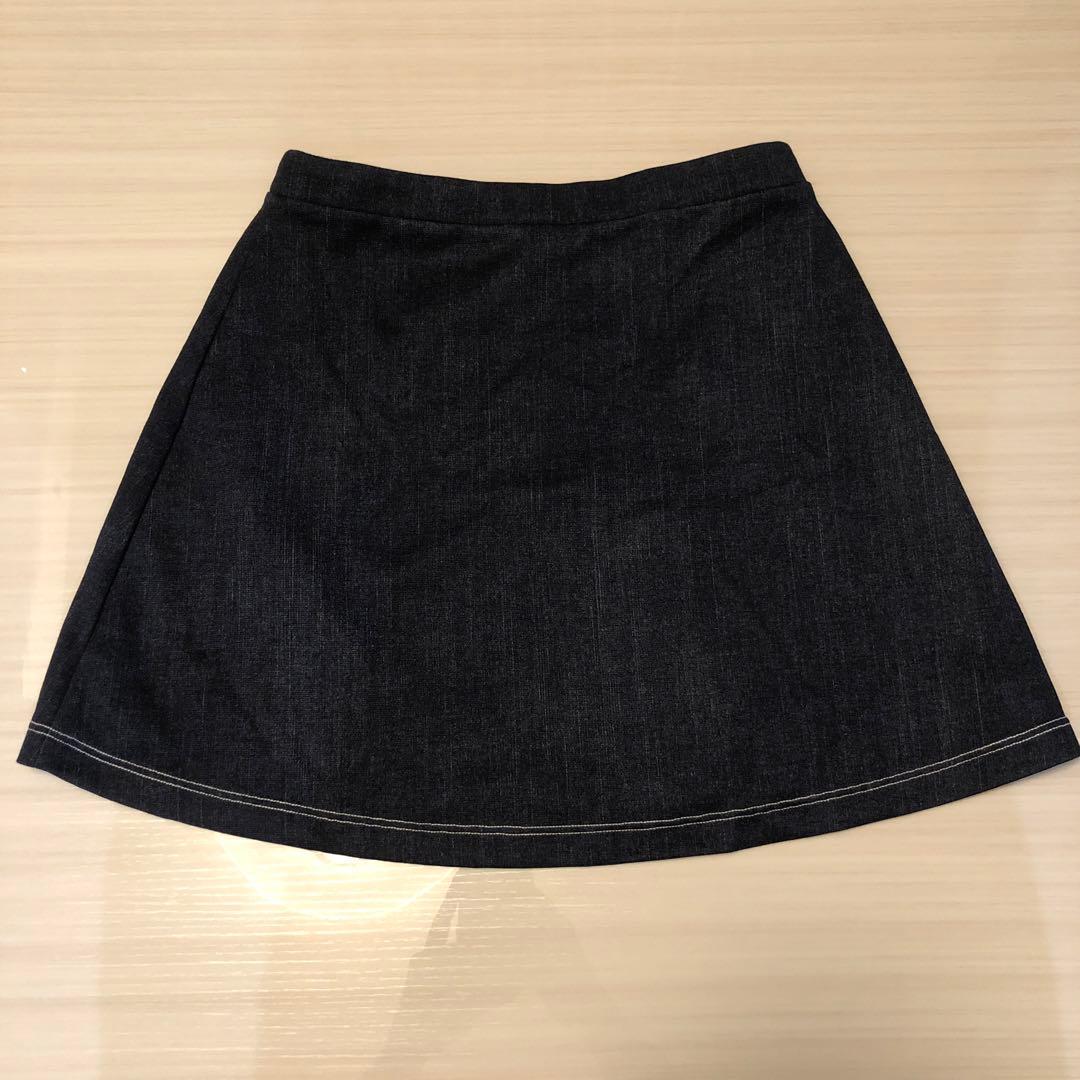 AGNEL デニム モノキニ スカート セット　水着