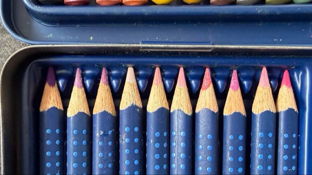 ★ほぼ未使用★ FABER-CASTELL水彩色鉛筆 60色セット