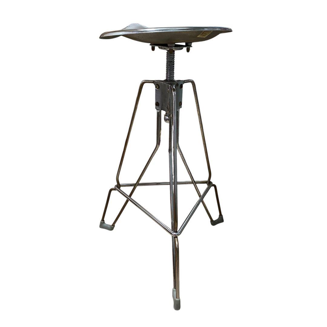 【良品】DULTON CLIPPER BAR STOOL Chrome メタル