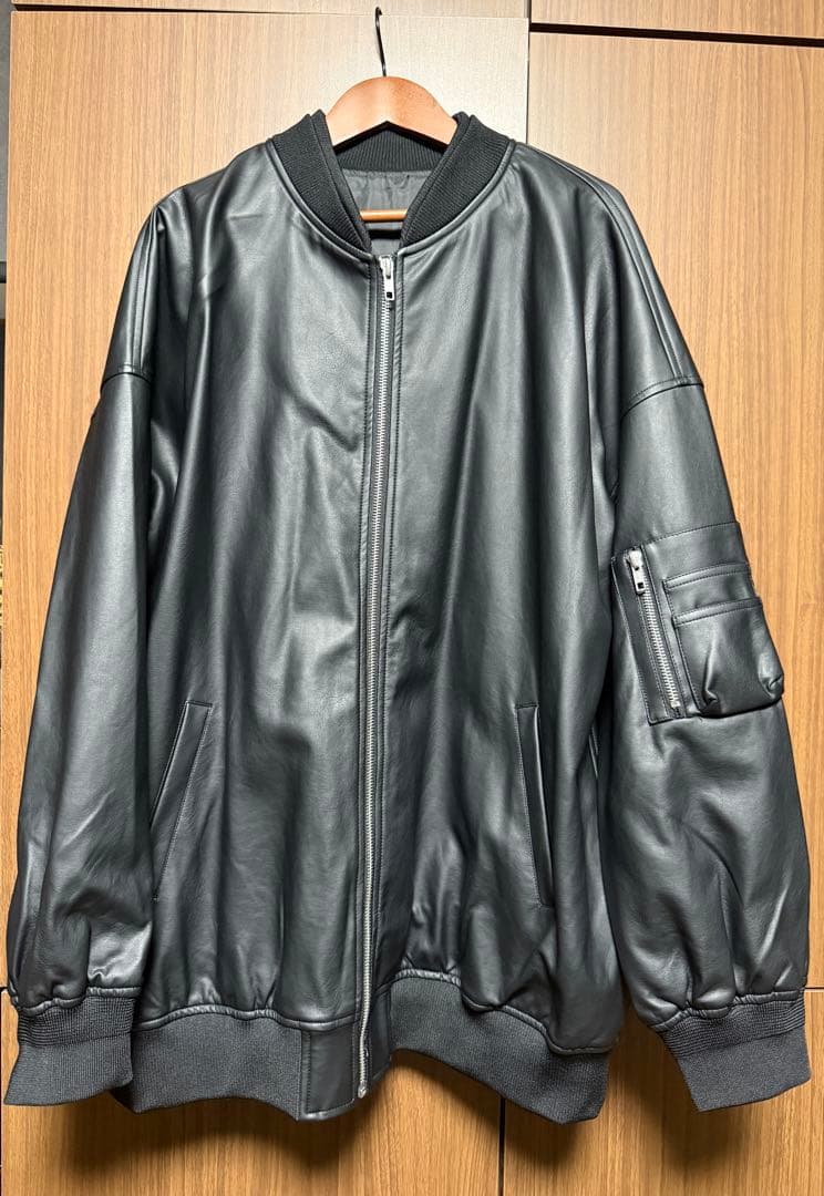 完売品　antiqua 合皮レザー　MA-1