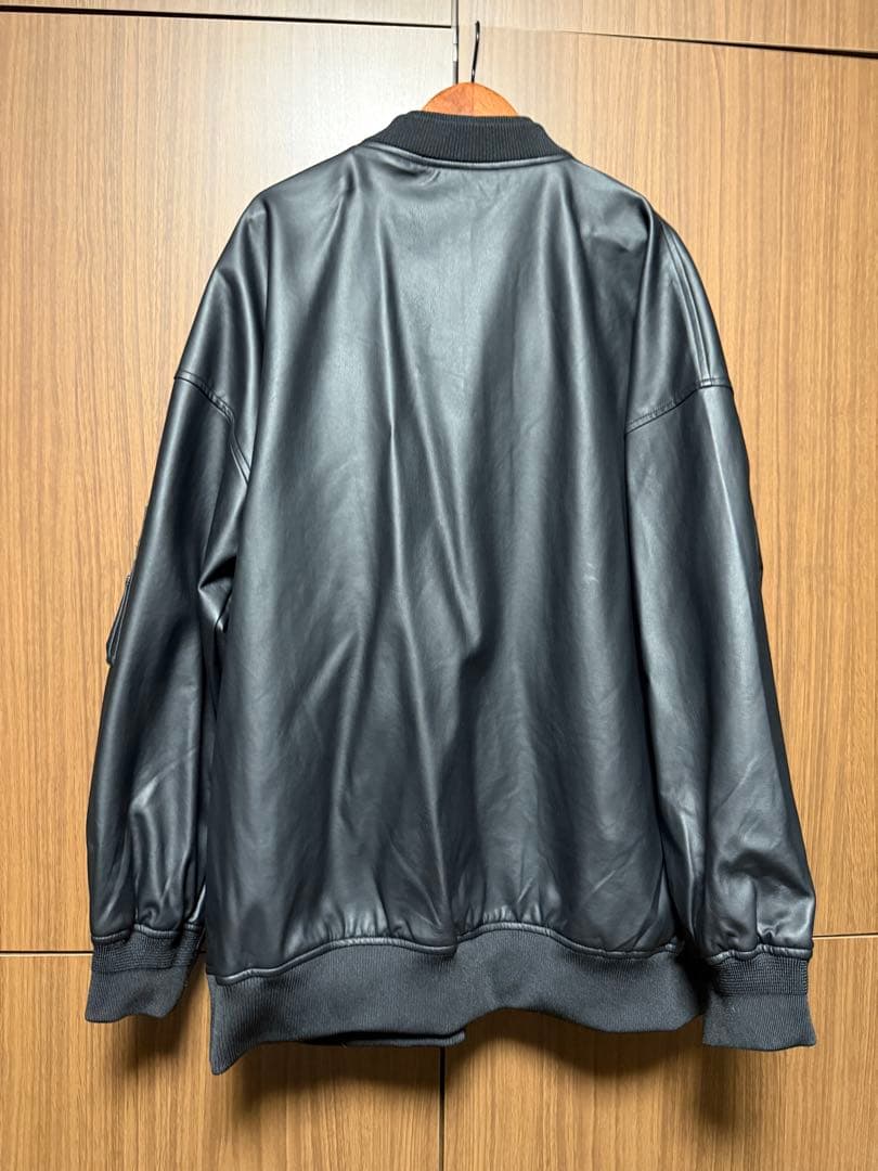 完売品　antiqua 合皮レザー　MA-1