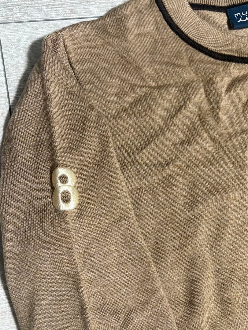 muta メンズ セーター ベージュ ゴルフ