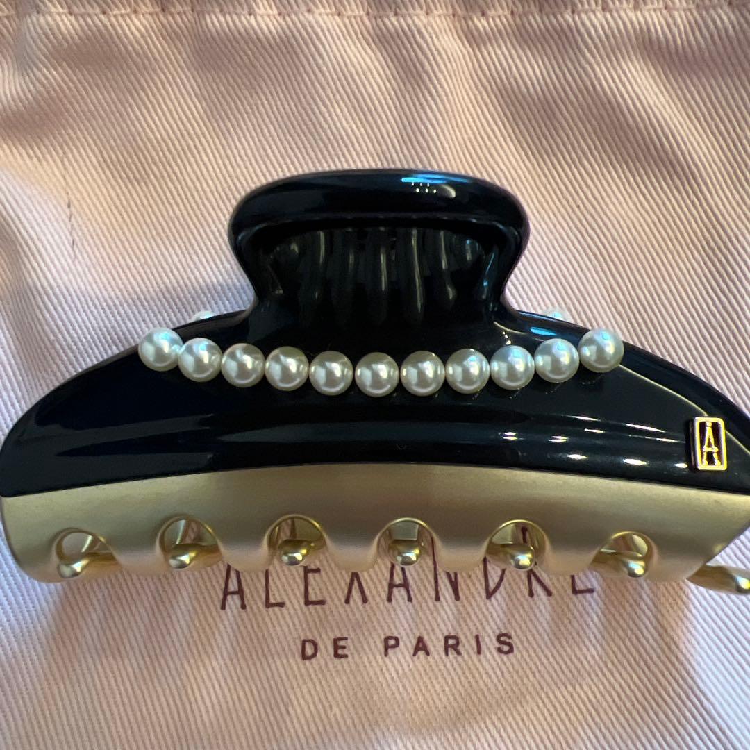 【ALEXANDRE DE PARIS】パールヘアクリップ