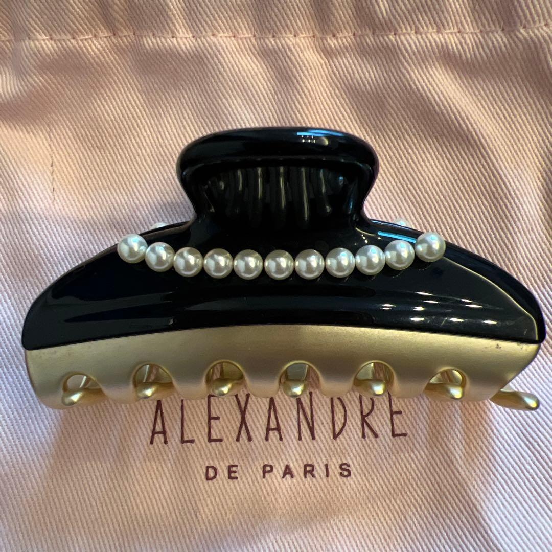 【ALEXANDRE DE PARIS】パールヘアクリップ