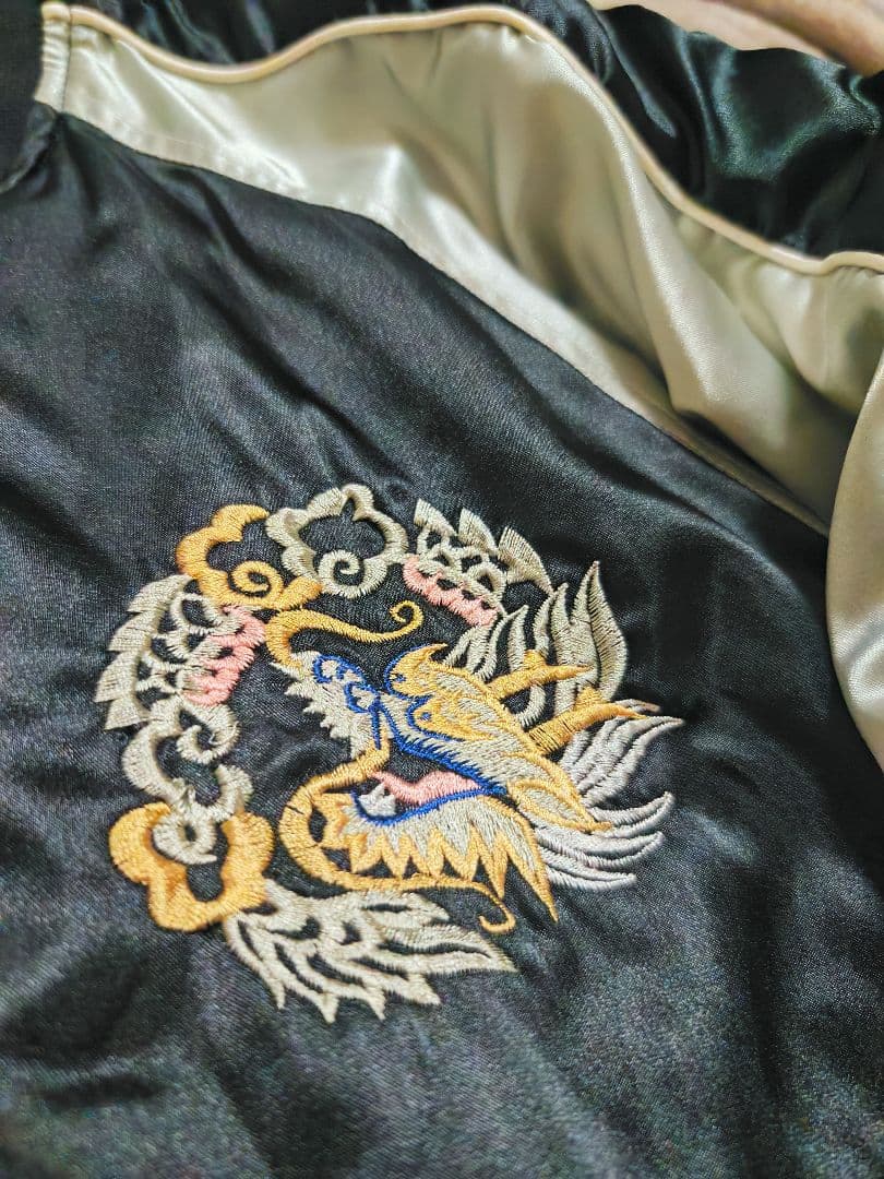 日本 JAKE 限定 ワシ スカジャン unisex サテン vintage